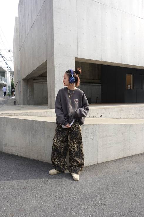 【追加予約!1月中旬~下旬発送予定】レオパードボリュームパンツ